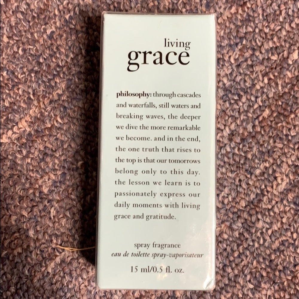 Philosophy living grace spray fragrance 0.5 Oz nib
